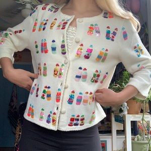 Michael Simon New York Fruit Juice Cardigan